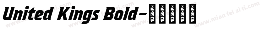 United Kings Bold字体转换